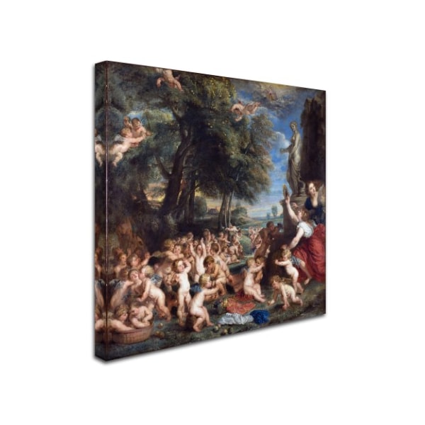 Peter Paul Rubens 'Worship Of Venus' Canvas Art,18x18